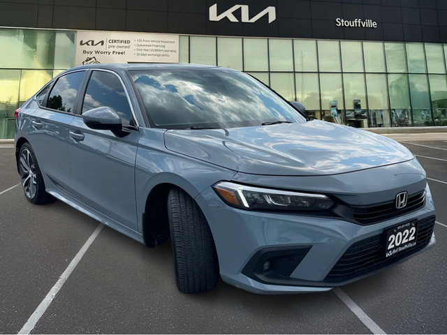 2022 Honda Civic Touring | SONIC GRAY PEARL | NAVI | CARPLAY in Cars & Trucks in Markham / York Region - Image 3
