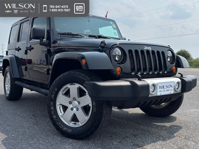 2012 Jeep Wrangler Unlimited Sahara SOFT & HARD TOP | ONE OWN... in Cars & Trucks in Sudbury
