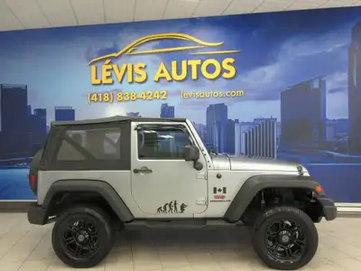 JEEP WRANGLER SPORT 2013 MANUEL À 6 RAPPORTS AVEC SEULEMENT 175200 KM CERTIFIÉ ET N'AYANT JAMAIS ÉTÉ...
