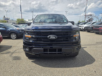 This brand new ANTIMATTER BLUE METALLIC 2025 FORD F-150 XLT is powered by a 3.5L POWERBOOST HYBRID E... (image 2)