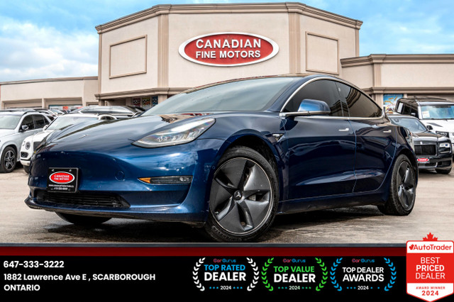 2018 Tesla Model 3 LONG RANGE | CAM | LDW | NAVI | SUNROOF | ONE in Cars & Trucks in City of Toronto