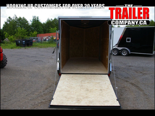 2023 6X12 CARGO TRAILER, 78" RAMP, STEEL, CHARCOAL, 2990GVWR in Cargo & Utility Trailers in Napanee - Image 3