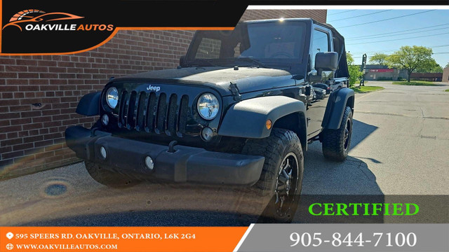2016 Jeep Wrangler 4WD 2dr Sport-6 SPEED MANUAL TARNSMITION- REB in Cars & Trucks in Oakville / Halton Region
