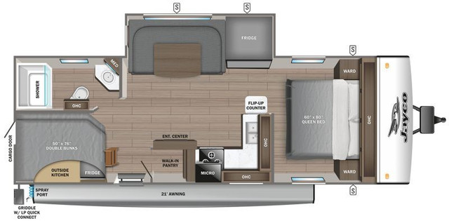 2024 JAYCO JAY FEATHER 24BH in Travel Trailers & Campers in Hamilton - Image 2
