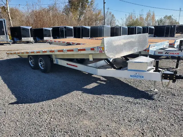 2025 Nordtek 7 Ton 22' Tilt Deck Tilt Trailer in Cargo & Utility Trailers in Ottawa - Image 2