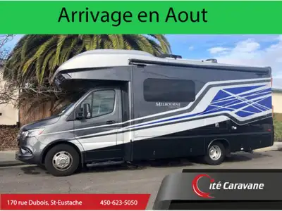 Jayco Melbourne Prestige 24RP Classe C RV comprend un extension a mur plein ,Crics electric au 4 coi...