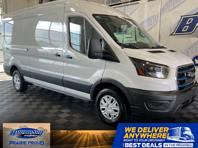2025 Ford E-Transit Cargo Van 350 MR | PRO POWER ONBOARD | HIGH  in Cars & Trucks in Lloydminster