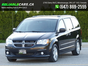 2016 Dodge Grand Caravan CREW PLUS | No-Accident | Leather | Pwr Doors