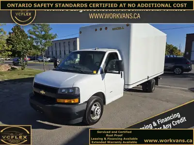 2019 GMC Savana G3500 - 16Ft Unicell Box - 7Ft Inside Height - 149,000km - Pre - Sale Inspected, Ful...