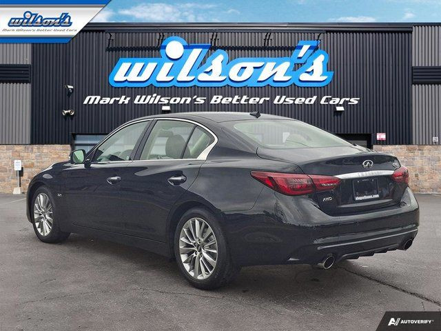 2018 INFINITI Q50 3.0t LUXE AWD | Leather | Sunroof | Navi in Cars & Trucks in Guelph - Image 3