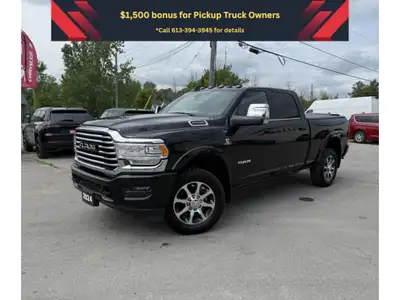 2024 RAM 2500 LONGHORN CREW CAB 4X4. DEMO VEHICLE! QUALIFIES FOR NEW PROGRAMS AND INCENTIVES! 6.7L C...