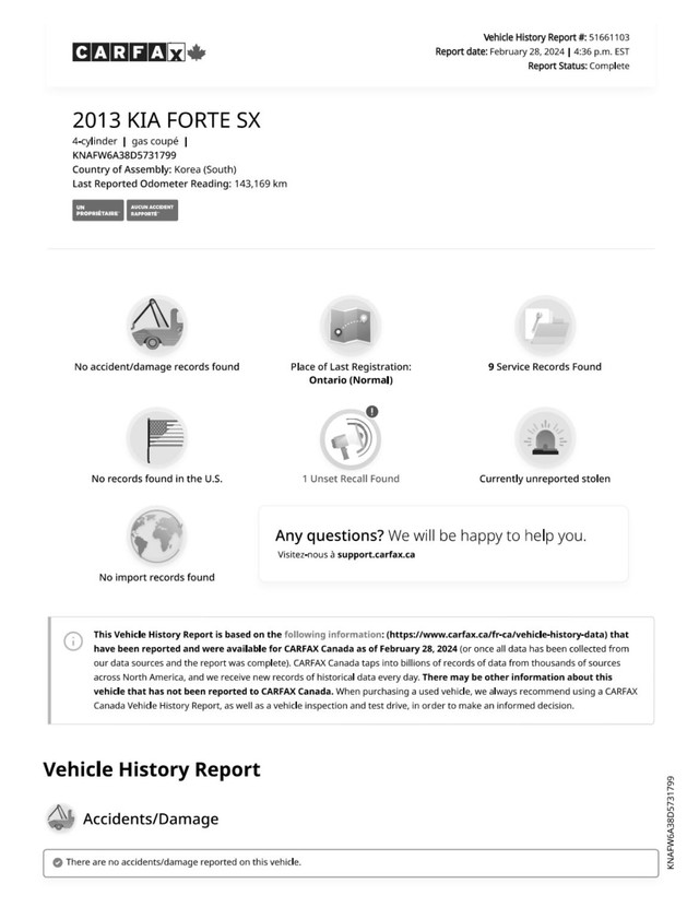 2013 Kia Forte Koup in Cars & Trucks in City of Montréal - Image 2