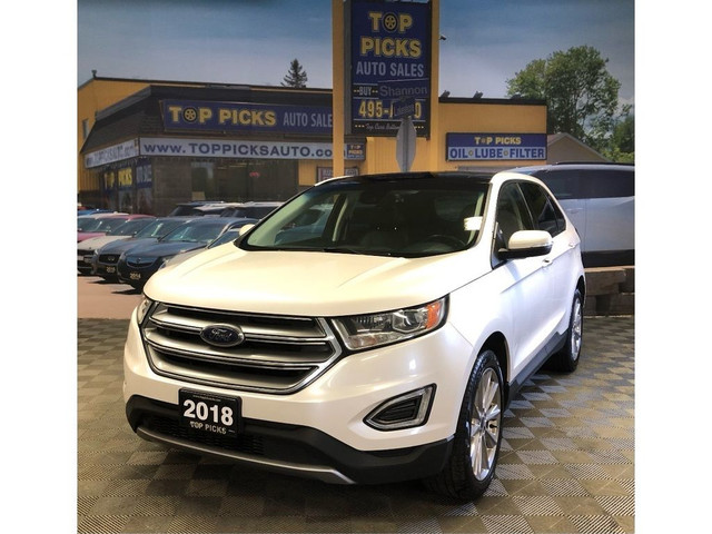  2018 Ford Edge Titanium, Fully Loaded, AWD, Accident Free! in Cars & Trucks in North Bay