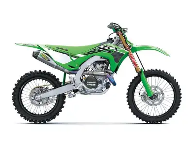 2025 Kawasaki KX450SR BUILT TO WIN Featuring special tuning and elite-level racing components, the l...
