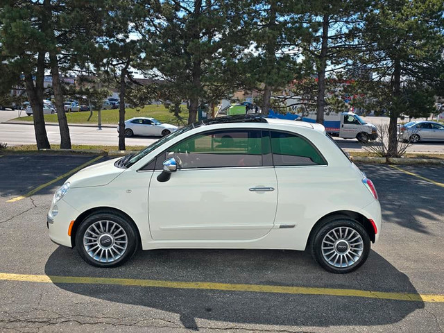 FIAT 500 LOUNGE AUTO | RED INTEIOR | FULLY LOADED | NO ACCIDENTS in Cars & Trucks in Mississauga / Peel Region - Image 2