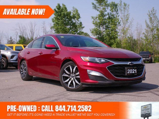 2021 Chevrolet Malibu RS - Remote Start, 4G LTE Wi-Fi Hotspot in Cars & Trucks in Belleville