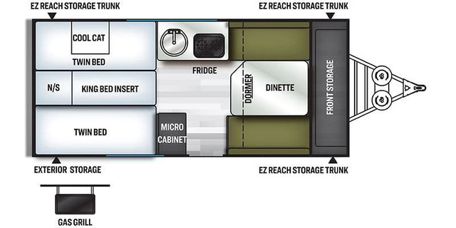 2021 Rockwood A213HW Couples Model in Travel Trailers & Campers in Winnipeg - Image 3