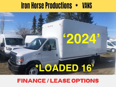 2024 FORD E-450 CUBE VAN 16' LOADED CAN LEASE $AVE $$$$