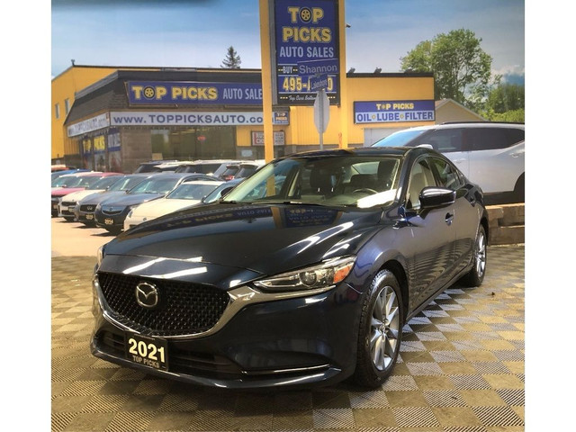  2021 Mazda Mazda6 GS-L, Leather, Heated Seats & Wheel, Accident in Cars & Trucks in North Bay