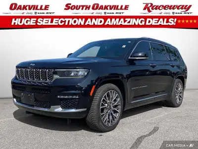 2021 Jeep Grand Cherokee L Summit Diamond Black Crystal Pearlcoat Pentastar 3.6L V6 VVT 8-Speed Auto...