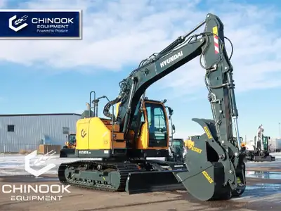 2023 HYUNDAI, HX145A LCR Excavators - Crawler, New 2023 Hyundai HX145ALCRD Excavator: Cummins 131HP...
