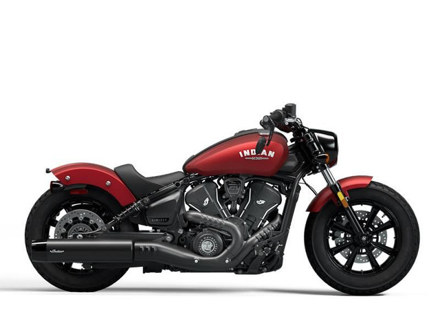 2025 Indian Motorcycle Scout Bobber Limited Sunset Red Smoke in Street, Cruisers & Choppers in Oakville / Halton Region - Image 4