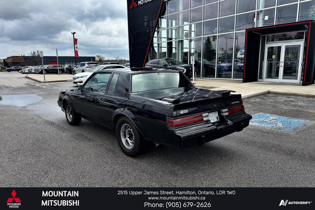 1987 Buick Regal GRAND NATIONAL - Low Mileage in Cars & Trucks in Hamilton - Image 3