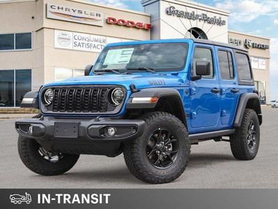 2024 Jeep Wrangler Willys | Heated Seats | Remote Start | 