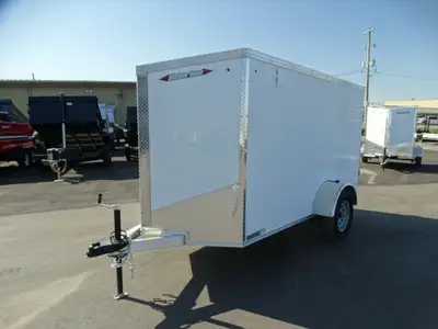 Come check out this aluminium 5x10 enclosed trailer! These donin.t stay in stock long! This trailer...