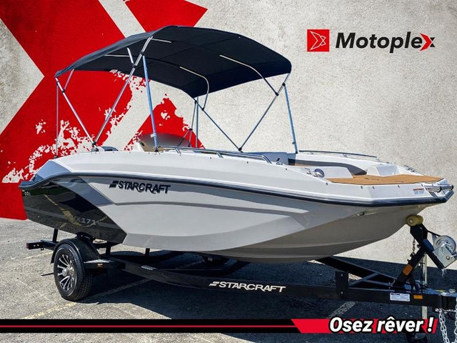 2023 STARCRAFT SVX 171 OB 90HP deck boat bateau Ponte in Powerboats & Motorboats in Gatineau - Image 2