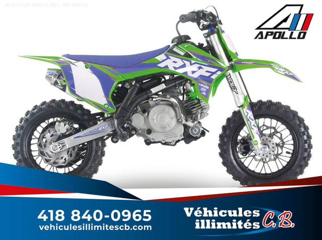 2023 Apollo Motors RXF Mini 55 FINANCEMENT BANCAIRE DISPONIBLE in Dirt Bikes & Motocross in Québec City