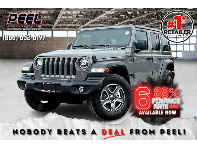 2023 Jeep Wrangler Sport S 4Dr | Cold Weather | LED | Alpine | 4 in Cars & Trucks in Mississauga / Peel Region