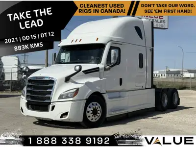 2021 Freightliner Cascadia * Kms : 883,915 * Engine Make : Detroit * Engine Model :DD15 * Engine HP...