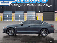 Check out this certified 2021 Genesis G70 3.3T Sport. Its Automatic transmission and 3.3 L engine wi... (image 1)