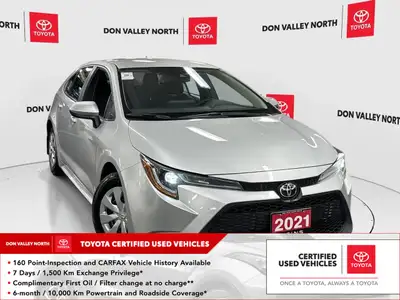 All Services Completed, One Owner verified, Don Valley North Toyota Original, Bought and Serviced He...