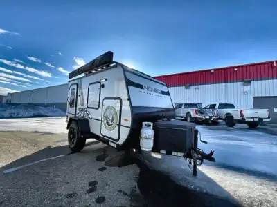 Forest River No Boundaries travel trailer NB10.6 highlights: Rear Ramp Door Cook-Top/Cooler Triple E...