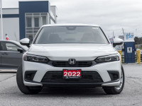 Take fuel efficiency to the next level with this 2022 Honda Civic EX CVT. Finished in a Platinum Whi... (image 1)