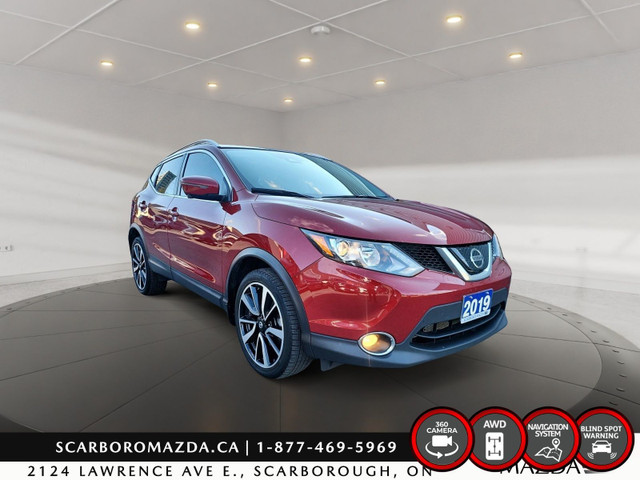 2019 Nissan Qashqai SL AWD 360 CAMERA|LEATHER|CLEAN CARFAX in Cars & Trucks in City of Toronto