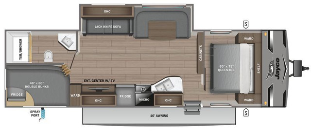 2023 JAYCO JAY FLIGHT 284BHS in Travel Trailers & Campers in Hamilton - Image 2