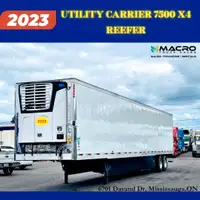 UTILITY CARRIER 7500 X4 REEFER "LOW KMS"@905-564-2880