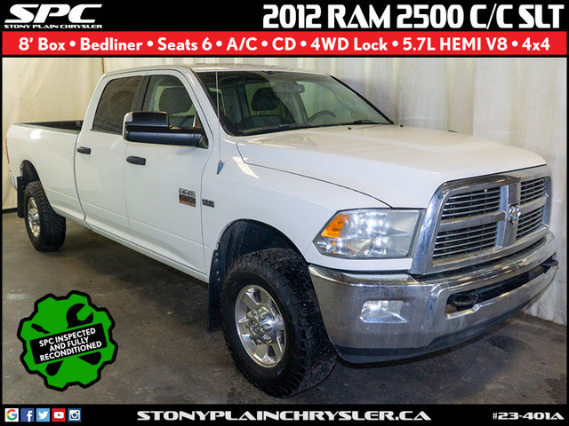 2012 RAM 2500 4WD Crew Cab 8 Ft Box SLT for sale in Cars & Trucks in St. Albert