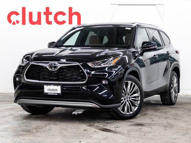 2022 Toyota Highlander Platinum AWD w/ Apple CarPlay & Android A in Cars & Trucks in City of Toronto