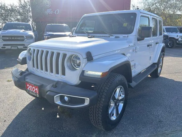 2021 Jeep Wrangler UNLIMITED SAHARA**4X4**2.0L**BLIND