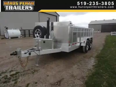 Huron Perth Trailers 2025 Millroad MD714 - 7 Aluminum Dump trailer Width 78.5" Length 14 ft 2 - 7000...