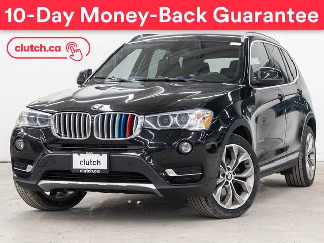 2017 BMW X3 xDrive28i AWD w/ Rearview Cam, Bluetooth, Dual Zone  in Cars & Trucks in Bedford