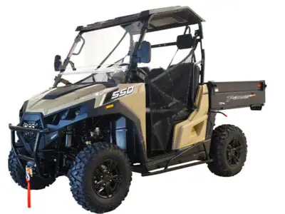 T-BOSS 550F $15499PLUS FREIGHT AND PDI Powerful 33 HP EFI engine Hard Top Roof Tilting Full Windshie...