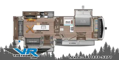 VR Thetford 2025 JAYCO North Point 310RLTS Contactez nos conseillers par téléphone courriel ou texto...