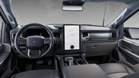 This brand new SPACE WHITE METALLIC 2025 FORD F-150 LIGHTNING FLASH is powered by an ELECTRIC ENGINE... (image 5)