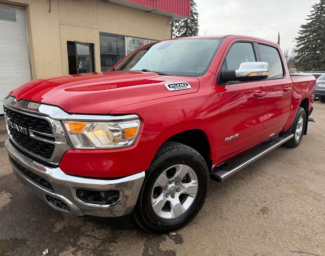 2022 RAM 1500 BIG HORN CREW 4X4 SHORT BOX WE FINANCE ALL CREDIT in Cars & Trucks in Edmonton - Image 4