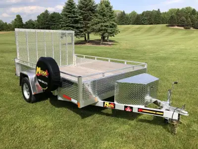 Miska 6'x10' Silver Bullet Aluminum Utility Trailer Made in Canada - Ready to Roll, starting at just...